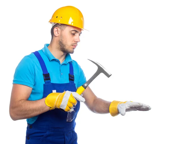 Builder - Construction Worker — Stock Photo, Image