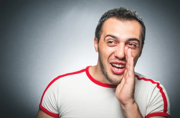 Chico gritando — Foto de Stock