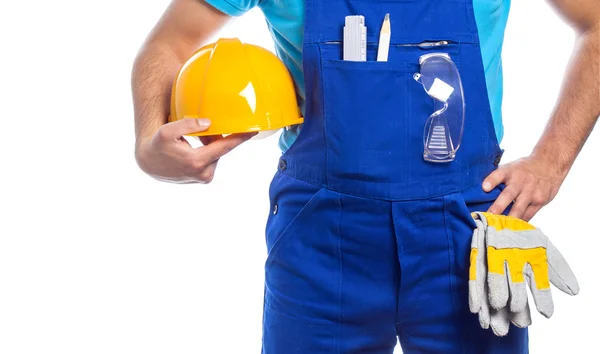 Construtor - Trabalhador da construção — Fotografia de Stock