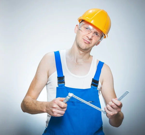 Funny manual worker — Stock Photo, Image