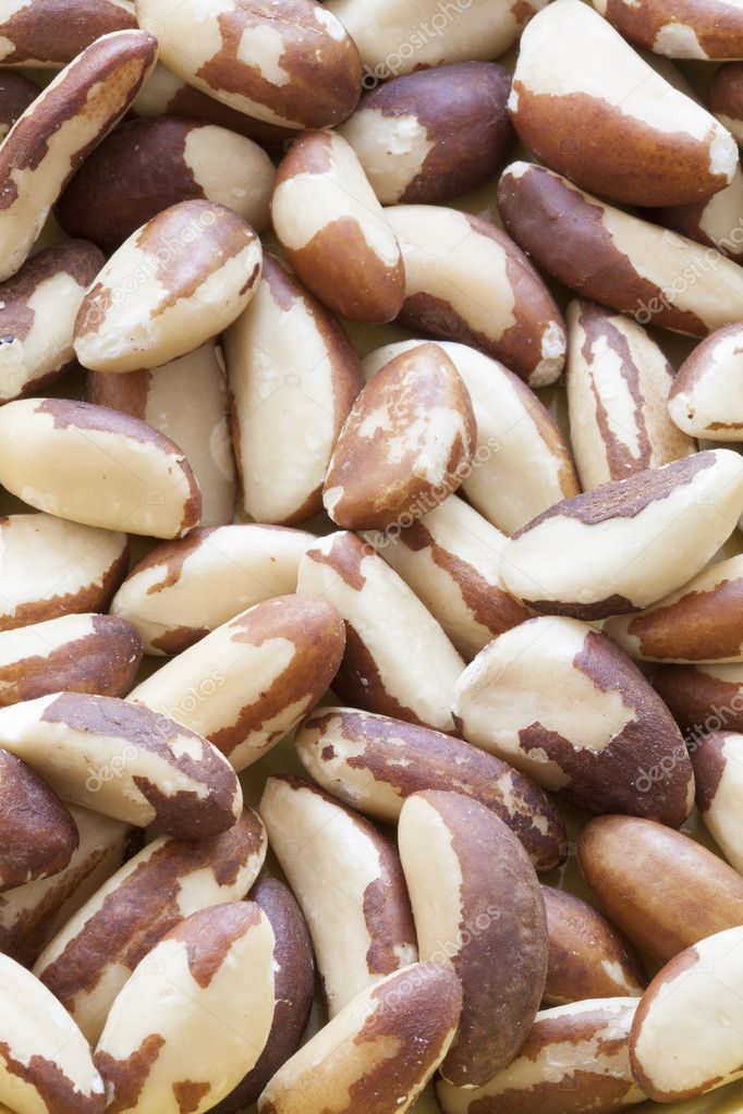 Full Frame Shot Of Shelled Brazil Nuts