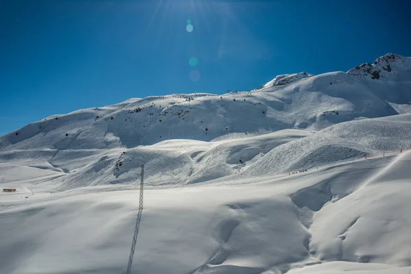 Montañas de formigal resort de invierno . — Foto de Stock