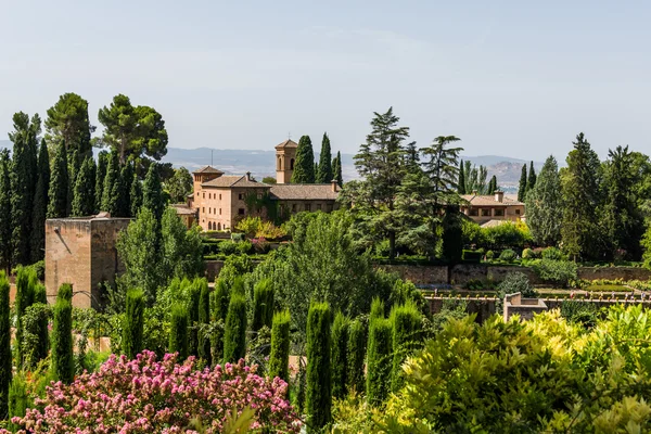 Alhambra de Granada, ayarlama, Granada şehir, Endülüs, İspanya.