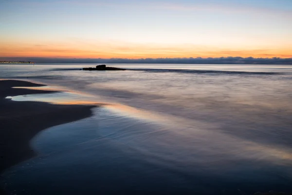 Deniz günbatımı Torrevieja Beach.
