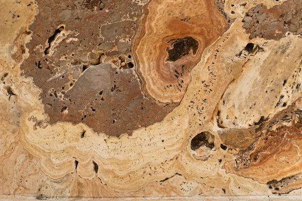 Textur aus Onyx-Achat-Gestein in brauner und beiger Farbe mit natürlichem Grunge-Muster — Stockfoto
