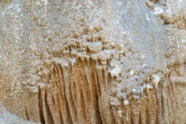 Textura de fondo piedra cueva cortina foto de la caverna estalactita —  Fotos de Stock