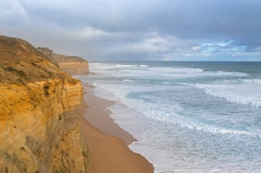 Bağlantı noktası Campbell Milli Parkı'nda Gibson adımlardan kıyı görünümü