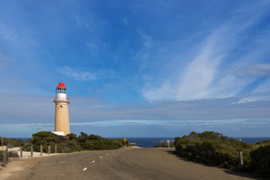 Cape du Couedic deniz feneri istasyonu Flinders Chase Milli Parkı'nda Kanguru Adası, Güney Avustralya