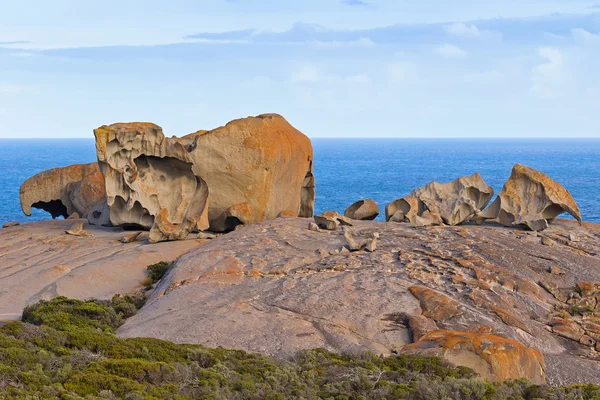 Чудові гірські породи, скельне освіта в Flinders Чейз Національний парк, острів кенгуру, Південна Австралія — стокове фото