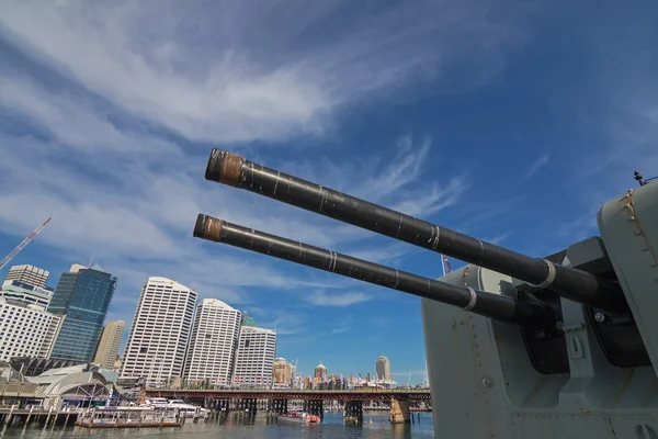 Australský křižník třídy HMAS upír v Sydney, Austrálie — Stock fotografie