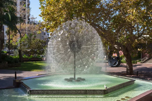 A El Alamein Memorial Fountain található Kings Cross Sydney-ben — Stock Fotó