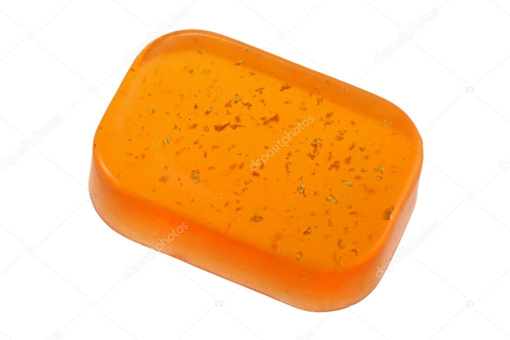 Glycerin Bar Soap with gold flakes