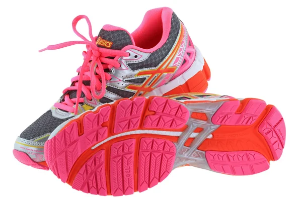 Un par de ASICS Gel Kayano 20 Zapatillas de running para mujer —  Fotos de Stock