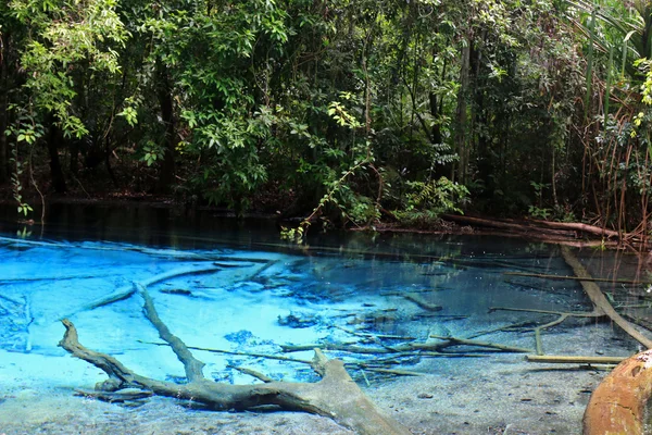 Ein natürlicher pool am blue pool in krabi, thailand — Stockfoto