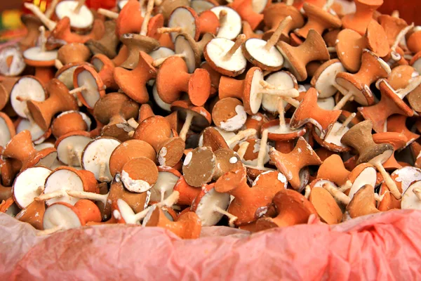 Many temple prayer offering candles — Stock Photo, Image