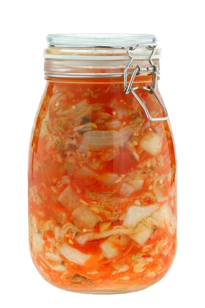 Acompanhamento coreano - Kimchi (kimchee, gimchi ) — Fotografia de Stock