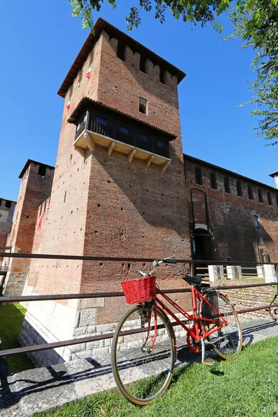 Fortaleza do Castelo (Castelvecchio) em Verona, norte da Itália — Fotografia de Stock