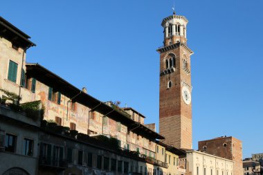 Lamberti Kulesi (torre dei lamberti), verona, İtalya