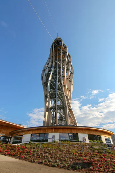 Der neue Pyramidenkogelturm in Kärnten, Österreich — Stockfoto
