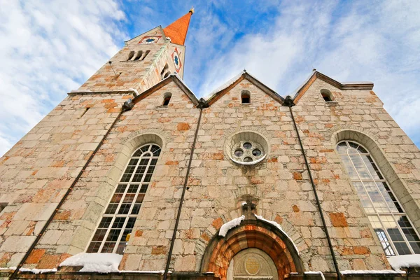 Evangelische kerk in Salzkammergut, Hallstatt in Oostenrijk — Stockfoto