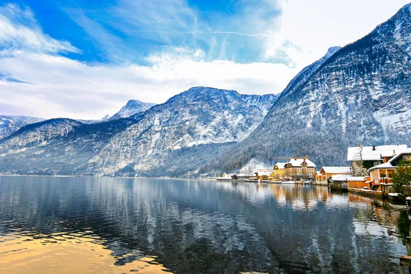 Hallstaetter see, Hallstatt Lake from the north in Austria — Stock Photo, Image