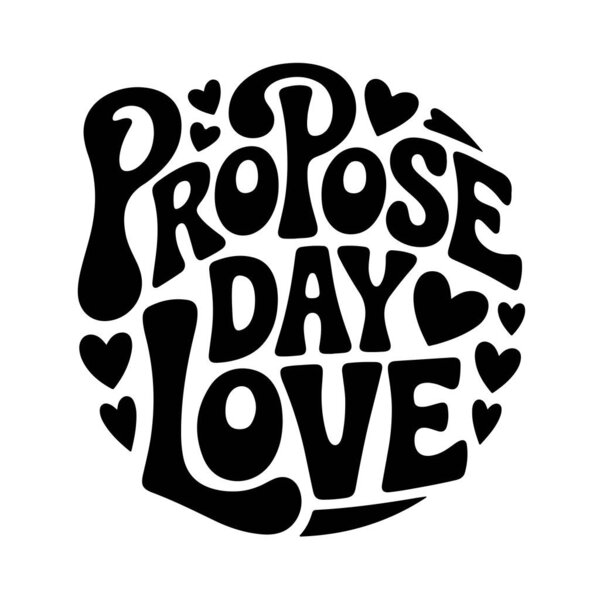 Предложение Дневной любви. Предложение день вектор дизайн изолирован на белом фоне