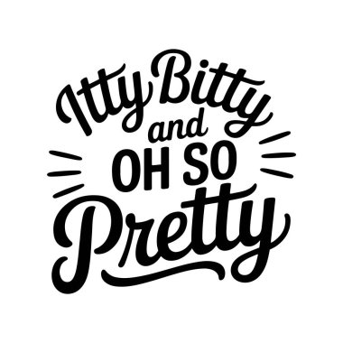 Mini minnacık ve çok güzel. Beyaz Arkaplanda Vektör Tasarımı İzole Edildi