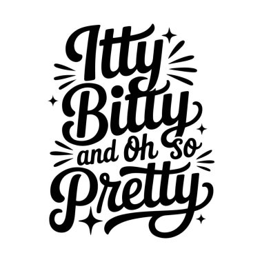 Mini minnacık ve çok güzel. Beyaz Arkaplanda Vektör Tasarımı İzole Edildi