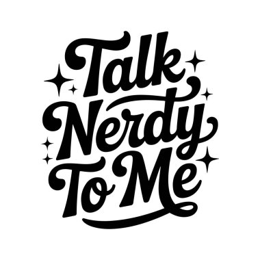 İnek gibi konuş benimle. Beyaz Arkaplanda Vektör Tasarımı İzole Edildi