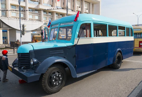 Starý autobus akz-1 — Stock fotografie