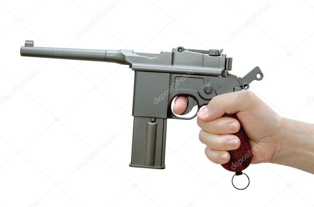 Mauser gun pistol firearm sign