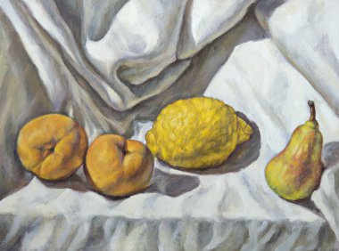 in bir Natürmort Yağlıboya Resim