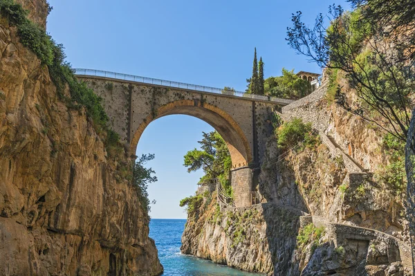 Amalfi-kysten - Furore – stockfoto