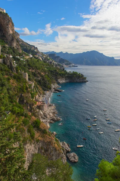 Amalfi Coast - Furore Stockafbeelding