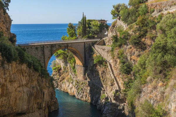 Amalfi Coast - Furore Rechtenvrije Stockfoto's