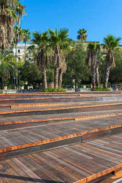 Salerno - strand van Santa Teresa — Stockfoto