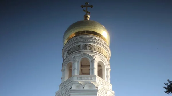 Біла Вежа Чоловічого Монастиря Одесі — стокове фото