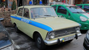 Eski polis arabası Moskvich, Sovyet dönemi..