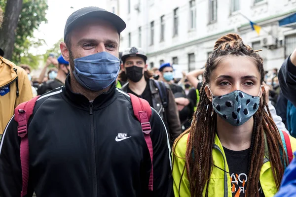 Kyiv Ucraina Maggio 2021 Azione Protesta Contro Abuso Potere Della — Foto Stock