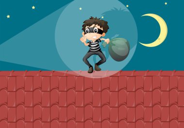 Geceleri evde kırma soyguncu