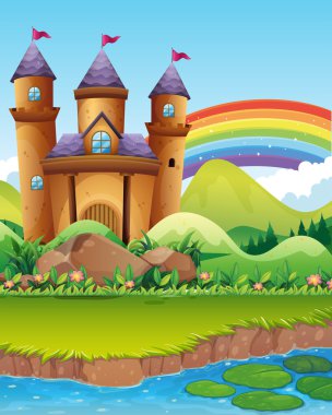 Castle towers havuz