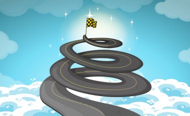 Gökyüzünde yol gider