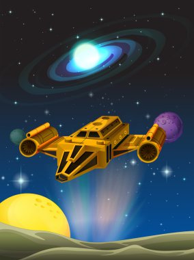 Uzay gemisi gezegene iniş