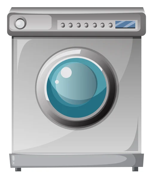 Washing machine with front door — Stock Vector