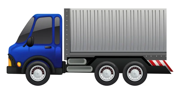 Lorry truck on white background — Stock Vector