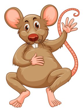 Sıçan kahverengi kürklü