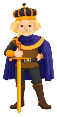 Kral kılıç ve taç