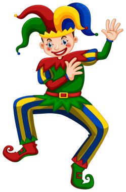 Soytarı dans mutlu yüz