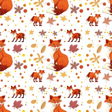 Kesintisiz fox ve yaprakları