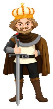 Kral ile gümüş kılıç